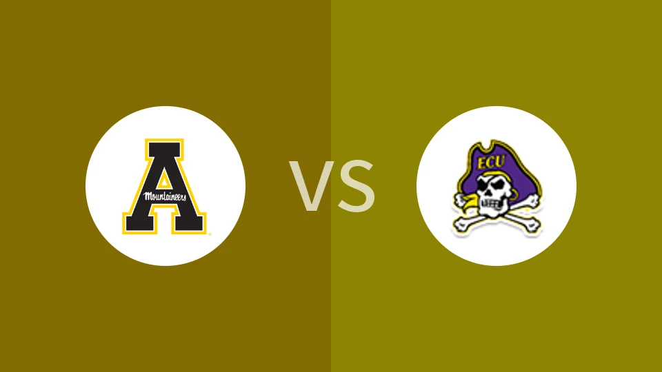 阿帕拉契亚州立大学vs东卡罗莱纳大学比分预测分析 2025/12/12