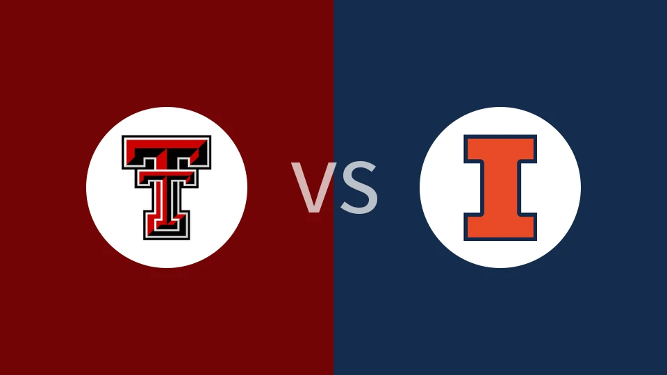 【NCAA】得克萨斯理工大学vs伊利诺伊大学