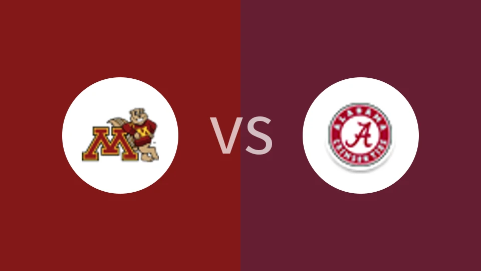 【WNCAA】明尼苏达女篮vs阿拉巴马女篮