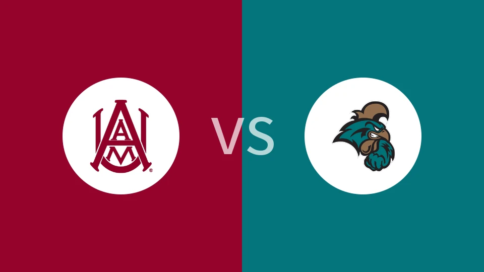 阿拉巴马农工vs卡罗莱纳海岸大学比分预测分析 2025/12/01