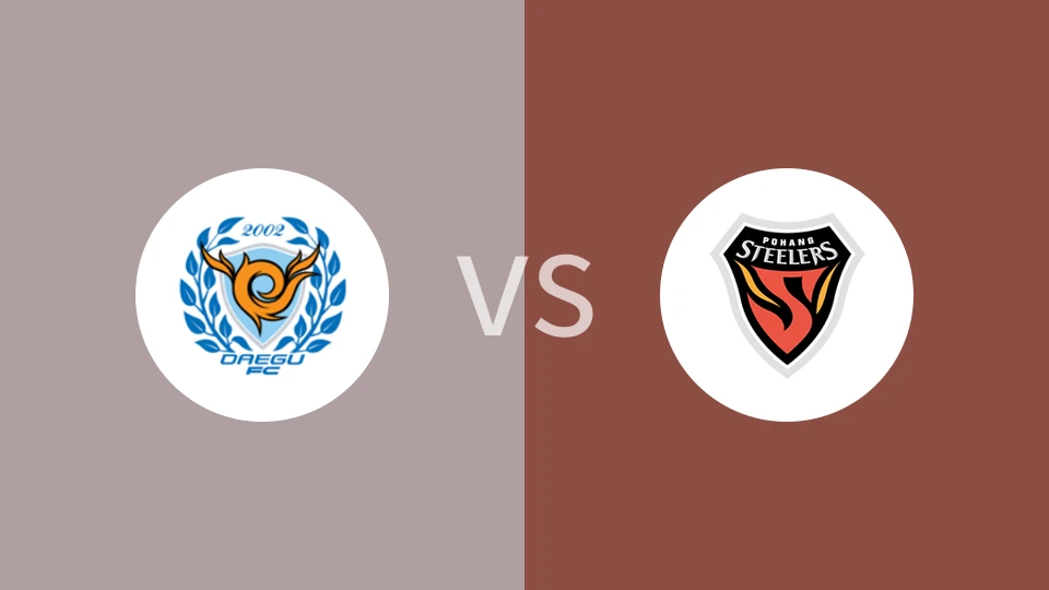 大邱FCVS浦项铁人比分预测 2024/07/06