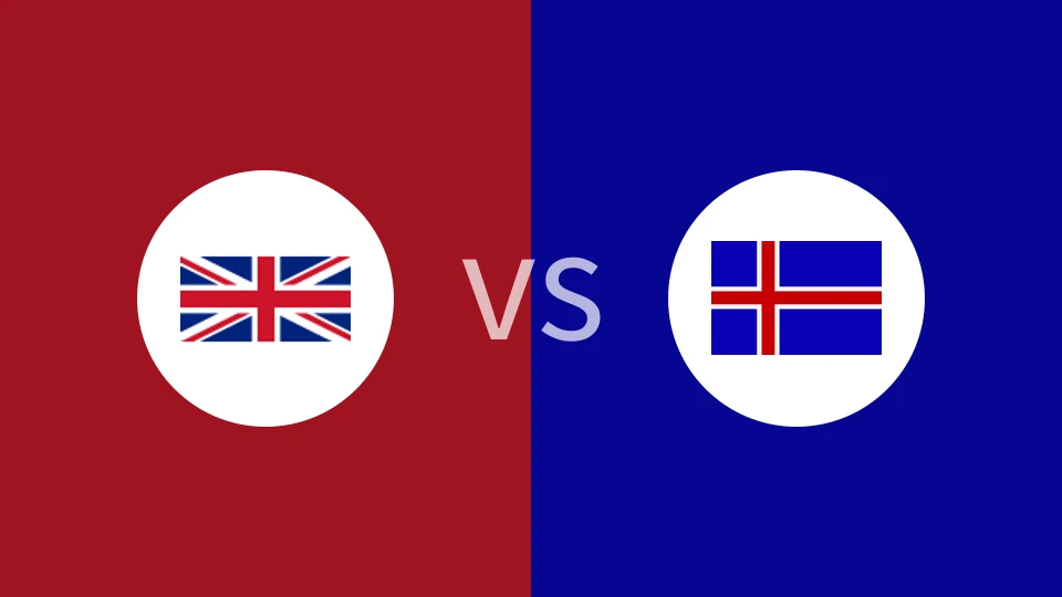 英国U18vs冰岛U18
