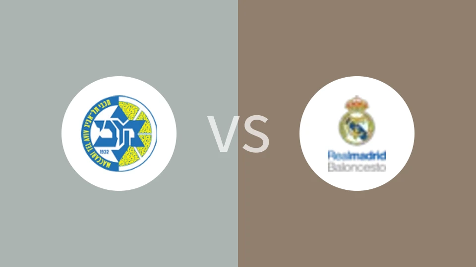 特拉维夫马卡比vs皇家马德里比分预测分析 2024/11/01