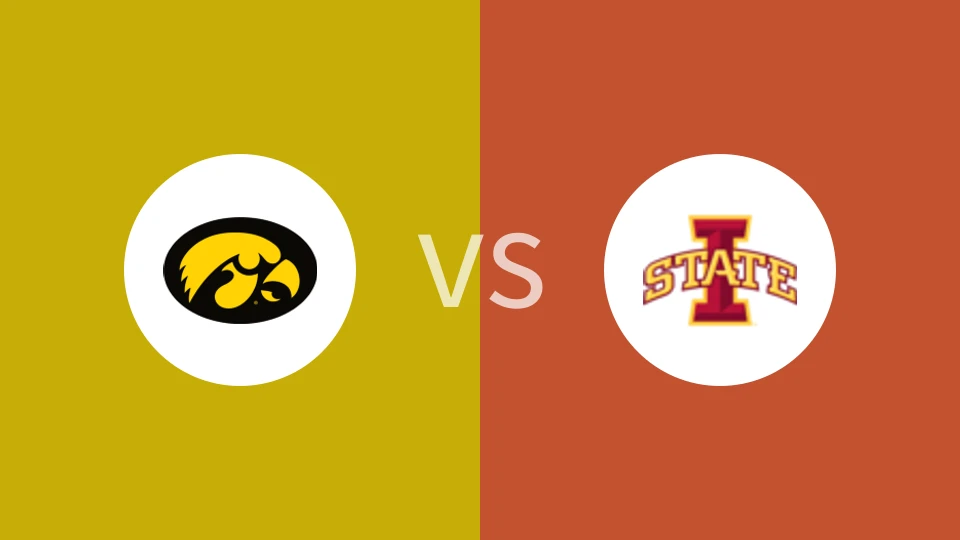 【NCAA】爱荷华大学vs爱荷华州立|爱荷华大学vs爱荷华州立大学