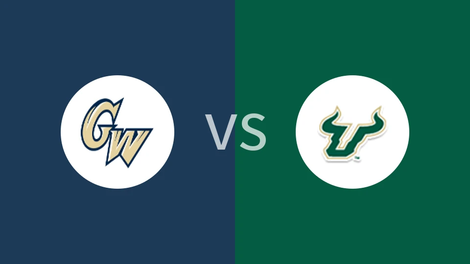 【NCAA】乔治华盛顿大学vs南佛罗里达大学