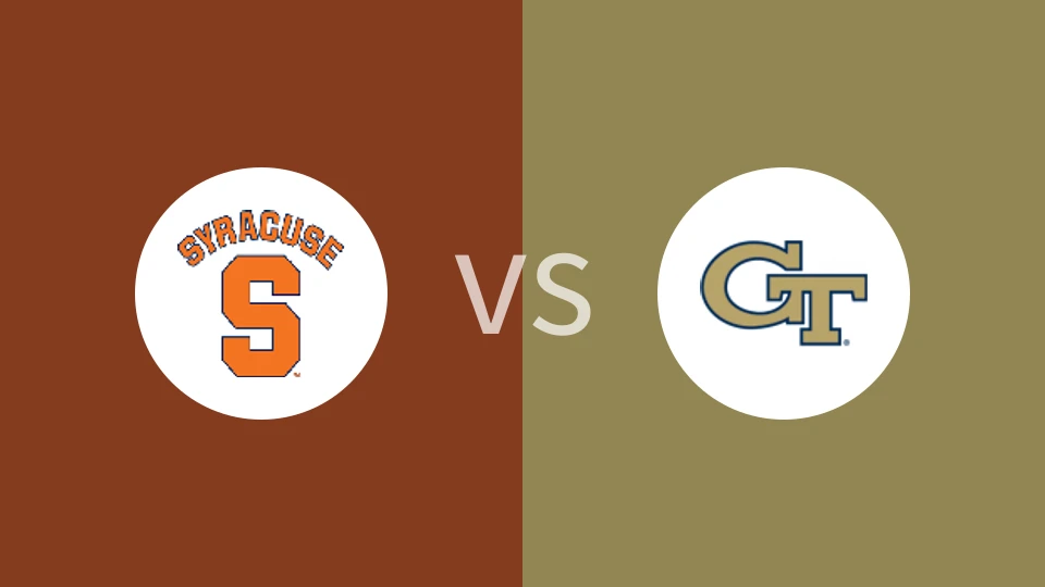 【NCAA】雪城大学vs佐治亚理工学院