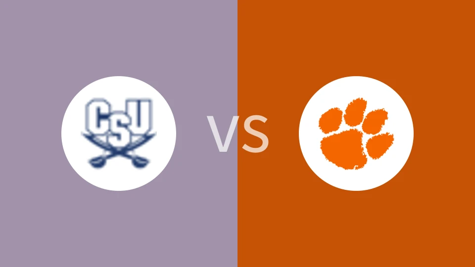 南查理斯顿大学vs克莱姆森大学比分预测分析 2024/11/05