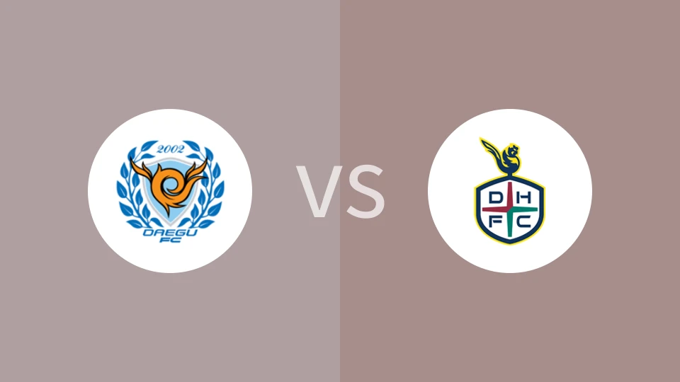 大邱FCVS大田市民比分预测 2024/04/21