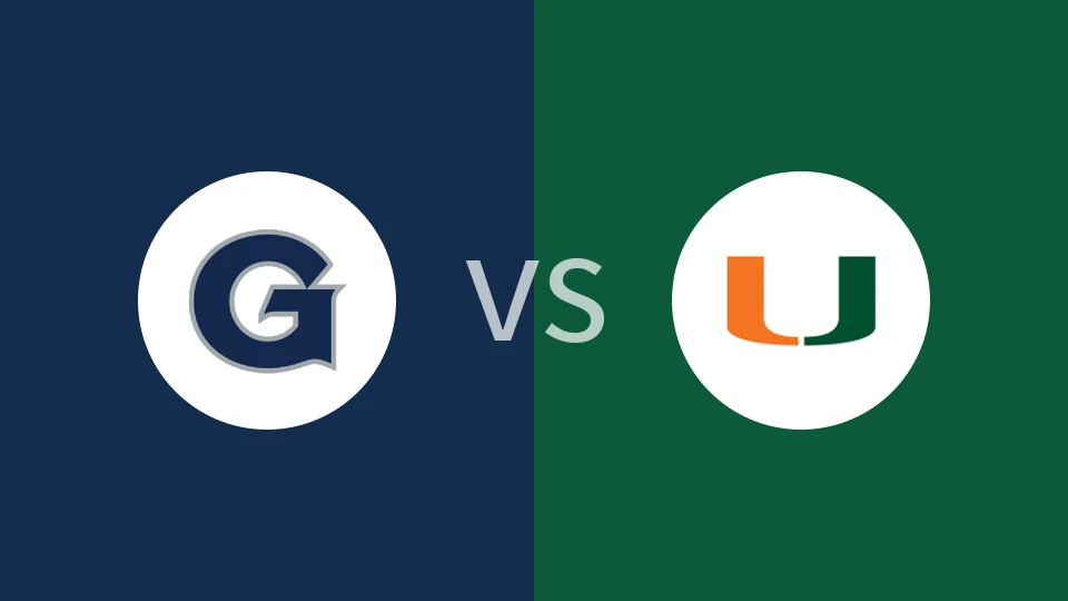 【NCAA】乔治城大学vs迈阿密大学|乔治城大学vs迈阿密佛罗里达