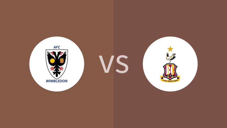 AFC温布尔登VS布拉德福德比分预测 2023/10/14