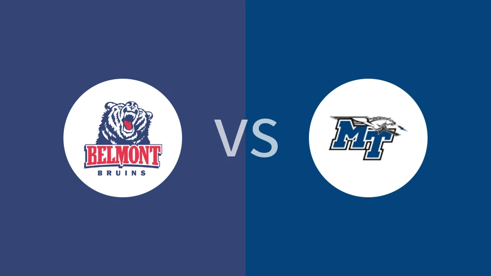 贝尔蒙特大学vs中田纳西州立大学比分预测分析 2025/12/08