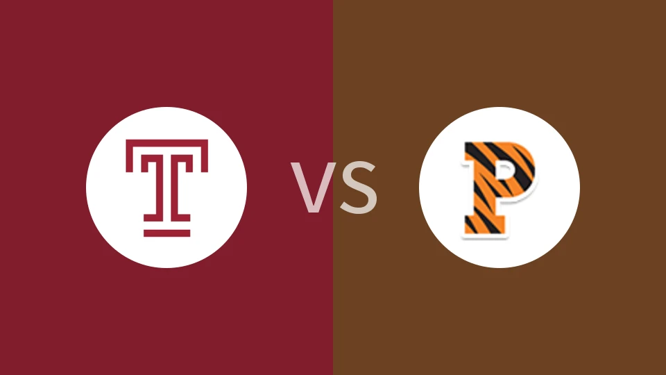 天普大学vs普林斯顿大学比分预测分析 2025/11/26