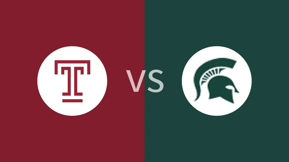 【WNCAA】天普大学女篮vs密歇根州立大学女篮