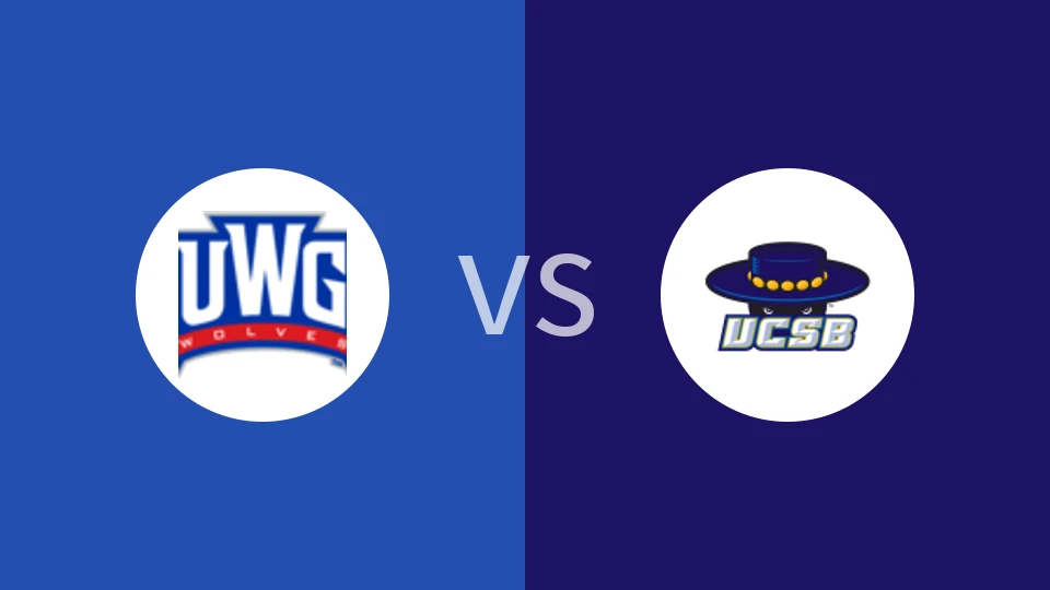 【NCAA】西佐治亚vs加州大学圣巴巴拉分校