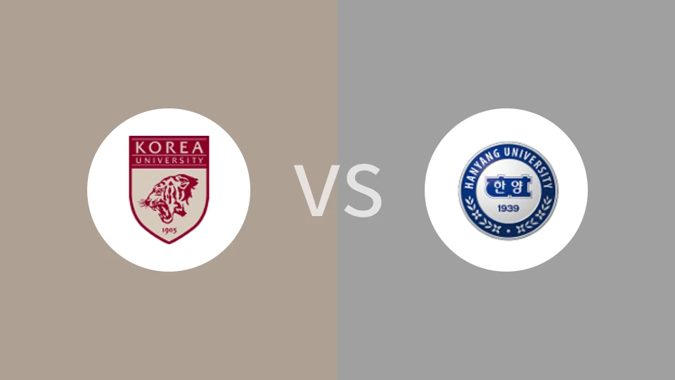 【韩大学联】高丽大学vs汉阳大学