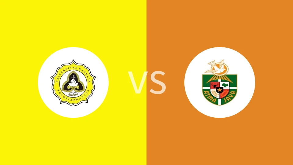 【印尼大学联】苏吉贾普拉纳塔天主教大学vs阿特玛查亚天主教大学