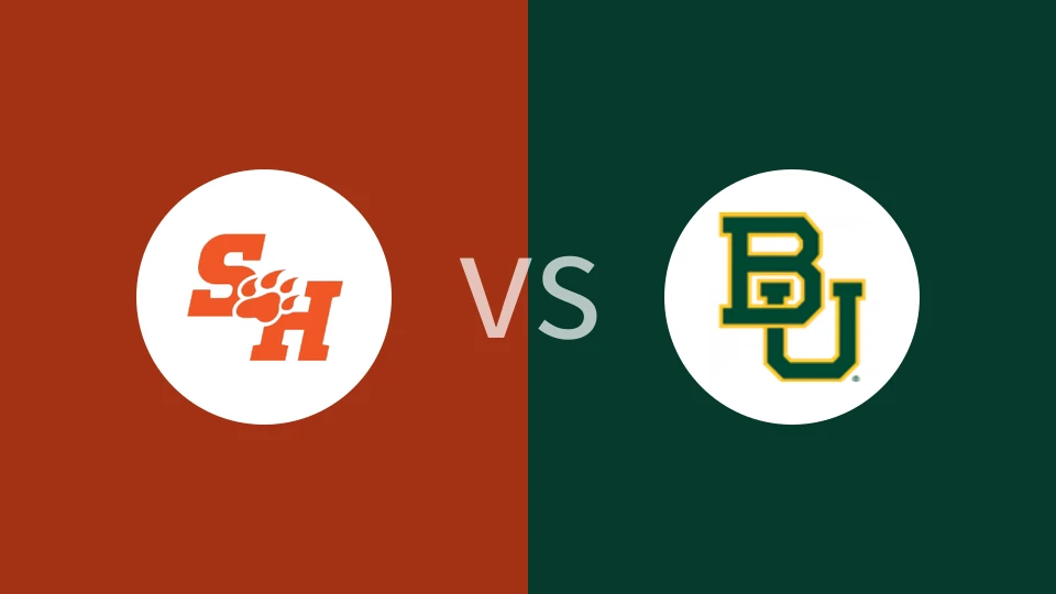 萨姆休斯顿州立大学vs贝勒大学比分预测分析 2024/11/13