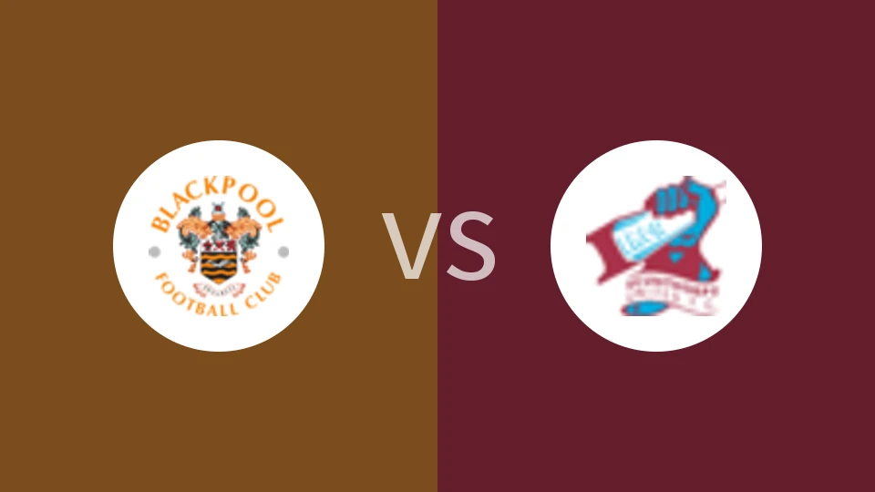 布莱克浦vs斯坎索普联比分预测分析 2025/11/01