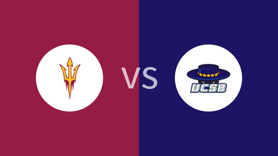 【NCAA】亚利桑那州立大学vs加州大学圣巴巴拉分校