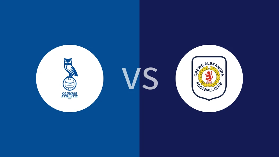 奥尔德姆vs克鲁比分预测分析 2025/11/15