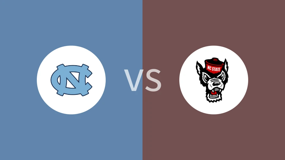 【NCAA】北卡罗莱纳州立大学vs北卡罗莱纳大学