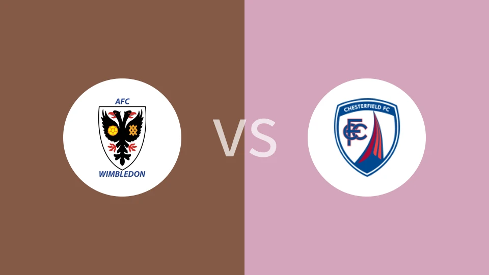 AFC温布尔登vs切斯特菲尔德比分预测分析 2025/04/18
