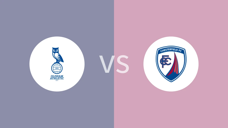奥尔德姆vs切斯特菲尔德比分预测分析 2026/01/01