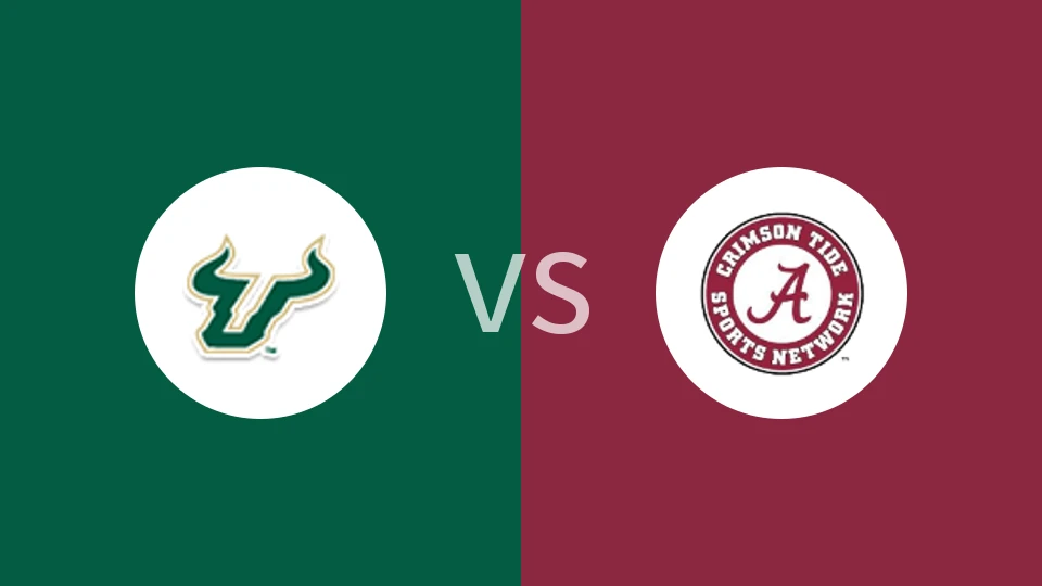 【NCAA】南佛罗里达大学vs阿拉巴马大学