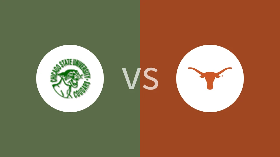 芝加哥州立大学vs德克萨斯大学比分预测分析 2024/11/13