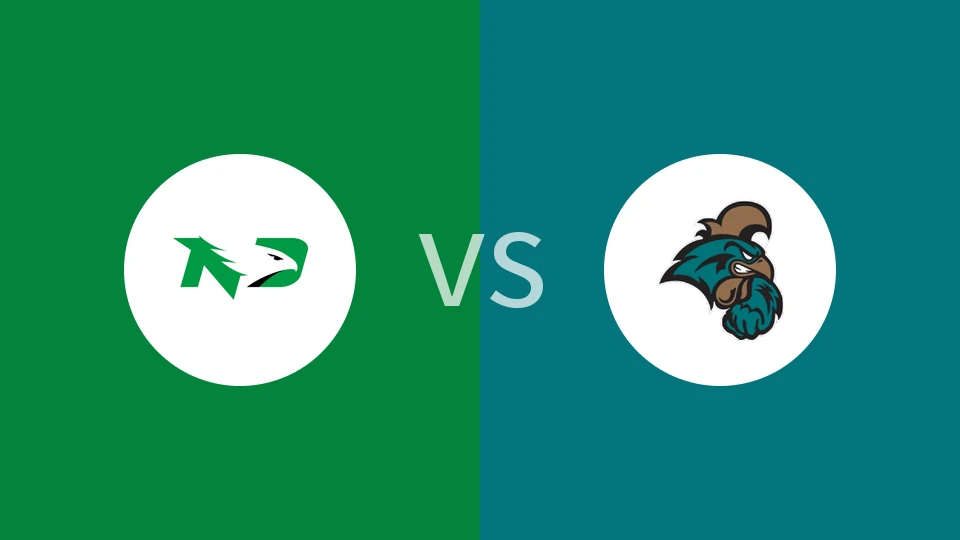 北达科他大学vs卡罗莱纳海岸大学比分预测分析 2025/11/23