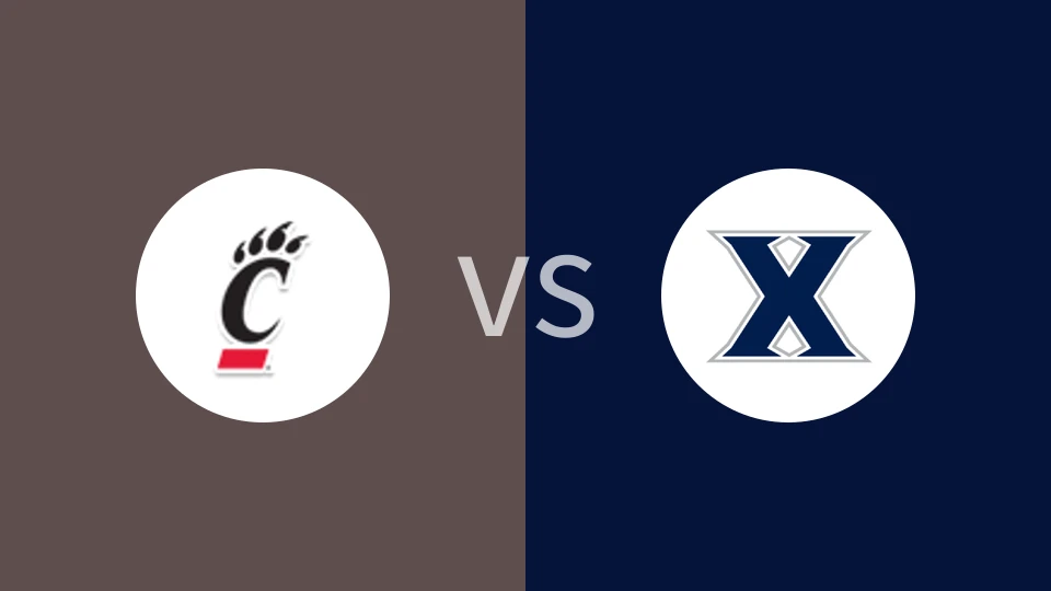 辛辛那提大学vs泽维尔大学比分预测分析 2025/12/06