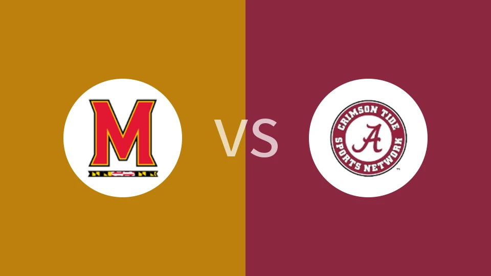 【NCAA】马里兰大学vs阿拉巴马大学