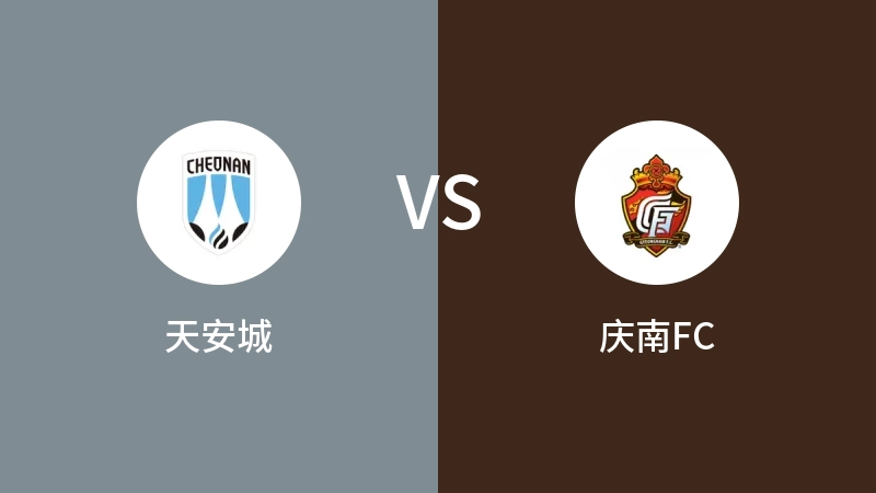 天安城vs庆南FC直播