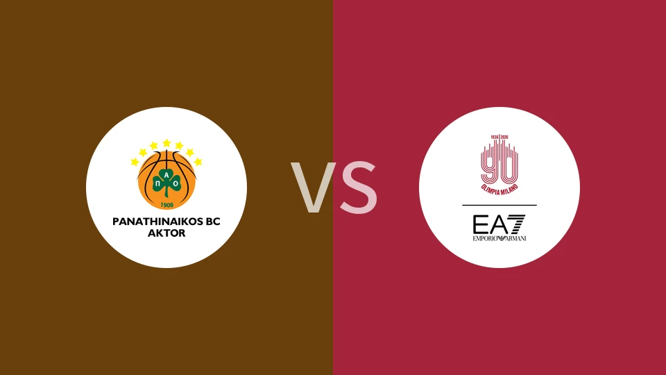 【欧篮联】帕纳辛纳科斯vs米兰奥林匹亚