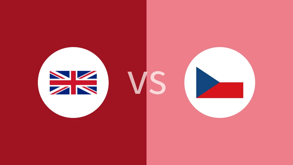 英国U18vs捷克U18比分预测分析 2025/08/02