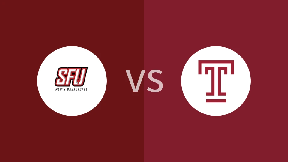 圣弗朗西斯大学vs天普大学比分预测分析 2025/12/15