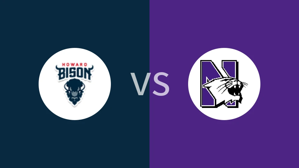 霍华德大学vs西北大学比分预测分析 2025/12/31