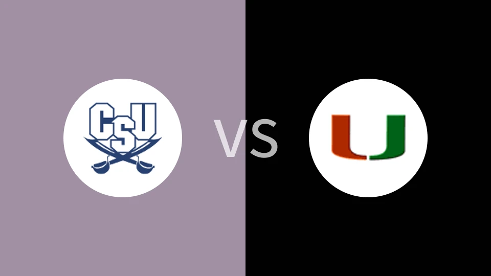 【NCAA】迈阿密大学vs南查理斯顿大学|迈阿密佛罗里达vs南查理斯顿大学