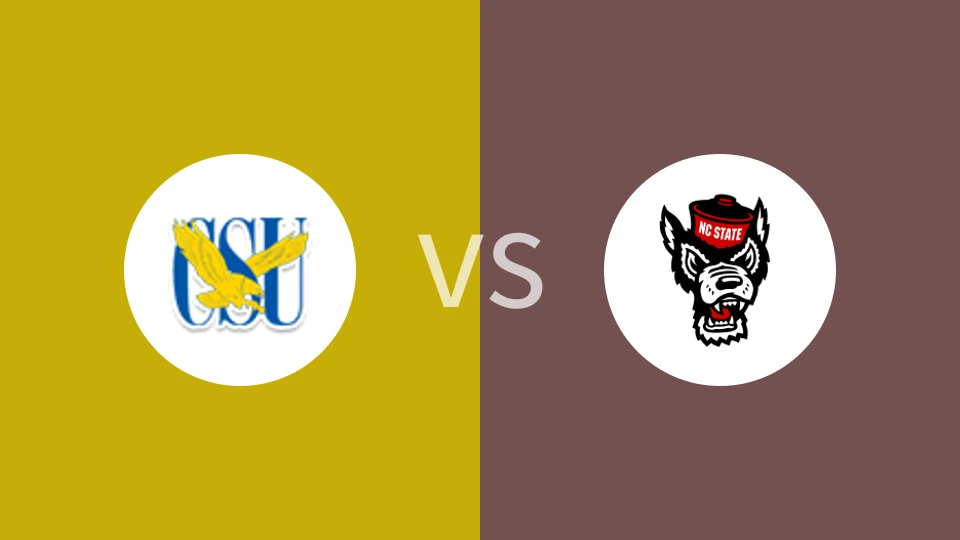 【NCAA】北卡罗莱纳州立大学vs卡宾州立大学