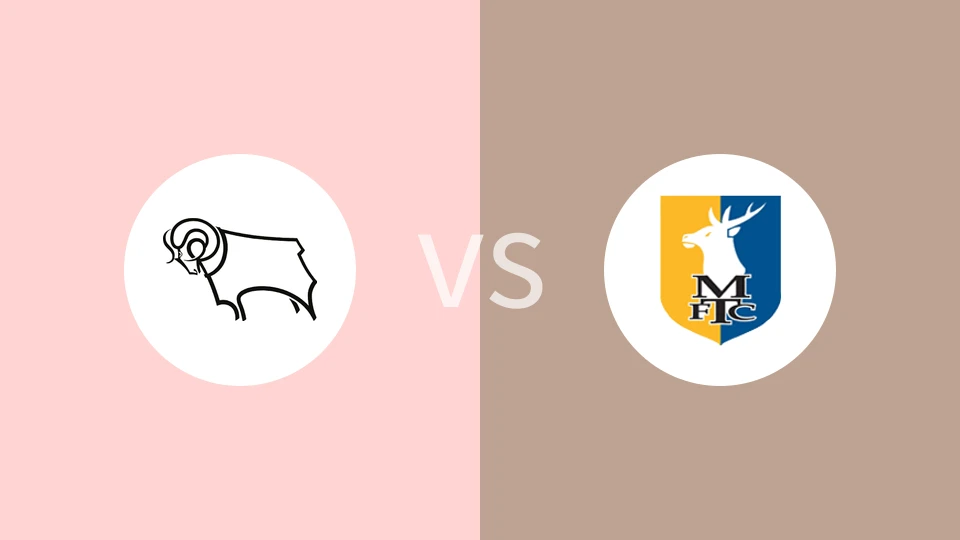 【英后备】德比郡后备队vs曼斯菲尔德后备队