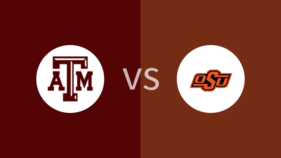 【NCAA】得州农工大学vs俄克拉荷马州立大学