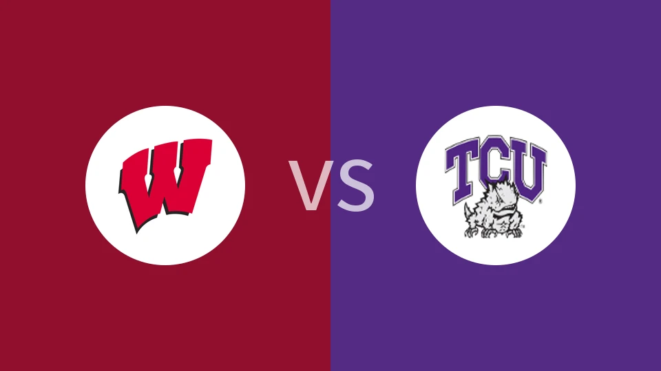 【NCAA】威斯康星大学vs德克萨斯基督教大学