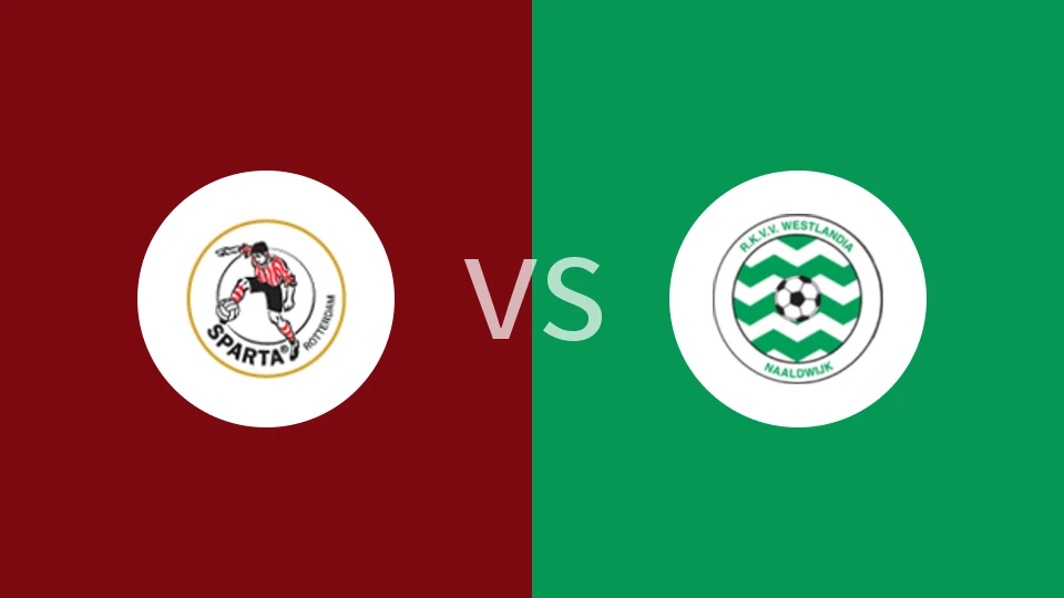 【荷青U21】鹿特丹斯巴达后备队vs韦斯特兰迪亚U21