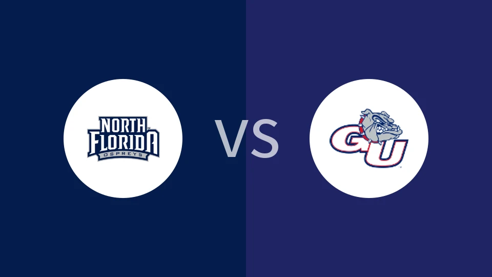 北佛罗里达vs冈萨加大学比分预测分析 2025/12/08