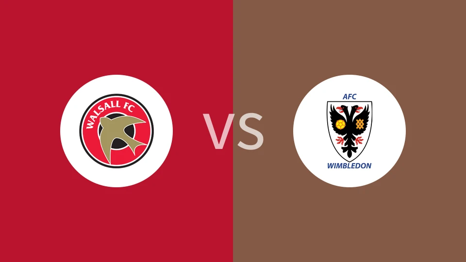 沃尔索尔VSAFC温布尔登比分预测 2023/09/23