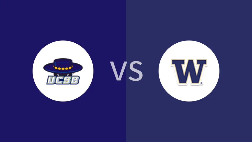 加州大学圣巴巴拉分校vs华盛顿大学比分预测分析 2025/12/04