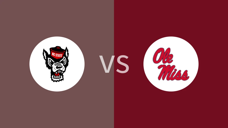 北卡罗莱纳州立大学vs密西西比大学比分预测分析 2025/12/22