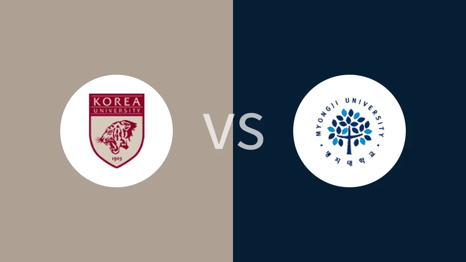 【韩大学联】高丽大学vs明知大学