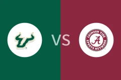 南佛罗里达大学vs阿拉巴马大学比分预测分析 2025/12/18